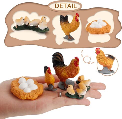 Life Cycle of Duck Figurines Animals Figurines Set Duck Toys Realistic Farm Animals Preschool Animals Figures Eduactional Project Diorama Model Toy for Kids in Saudi Arabia