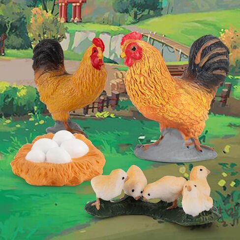Life Cycle of Duck Figurines Animals Figurines Set Duck Toys Realistic Farm Animals Preschool Animals Figures Eduactional Project Diorama Model Toy for Kids in Saudi Arabia