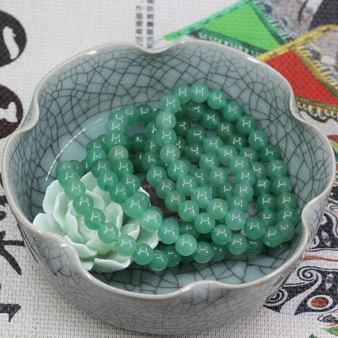 Gem Semi Precious Gemstones 8mm Round Beads Crystal Stretch Bracelets 7 Inch Unisex in Saudi Arabia