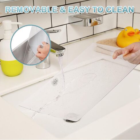 8 عبوات من دروع تبول صندوق فضلات القطط، مجموعة درع صندوق فضلات القطط سهلة التنظيف، واقي شفاف من رذاذ صندوق الفضلات لوعاء الفضلات المفتوح من الأعلى (صندوق الفضلات غير متضمن) in Kuwait