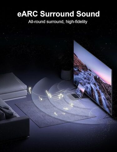 XAOSUN Right Angle HDMI 2.1 Cable, 90 Degree 8K@60Hz HDMI Cable, Grey 6.6FT in Kuwait