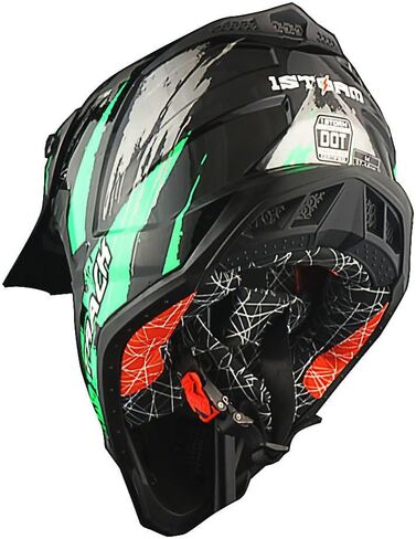 1Storm Adult Motocross Helmet ATV Dirt Bike BMX MX Downhill Mountain Helmet Track Style JH601 in Saudi Arabia