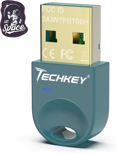 USB Bluetooth Adapter 5.3 for Desktop PC, Really Plug & Play Mini Bluetooth V10 EDR Dongle Receiver & Transmitter for Laptop Computer Bluetooth Windows 11/10/8.1-Neon Green in Saudi Arabia