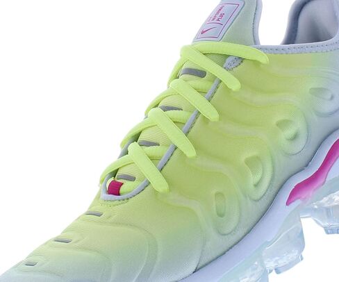 Nike Air Vapormax Plus Women's Shoes (FQ8882-423, Blue Tint/Light Lemon Twist/Metallic Silver) Size 9 in Saudi Arabia
