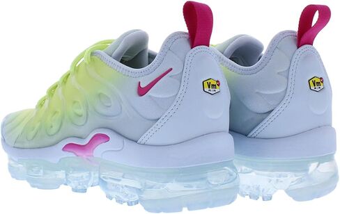 Nike Air Vapormax Plus Women's Shoes (FQ8882-423, Blue Tint/Light Lemon Twist/Metallic Silver) Size 9 in Saudi Arabia