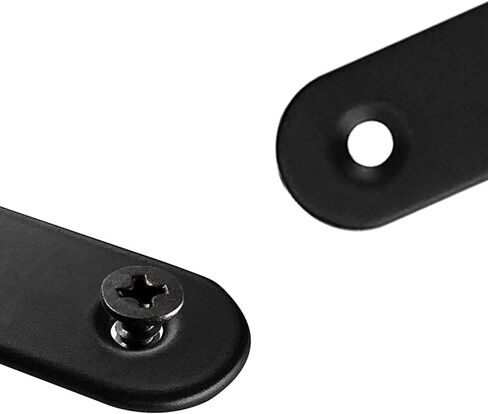 دعامة زاوية للزاوية اليمنى، 30 قطعة من دعامات المفاصل السوداء، دعامات زاوية معدنية 90 درجة مع 120 قطعة براغي (40 مم × 40 مم × 16 مم، أسود) in Kuwait