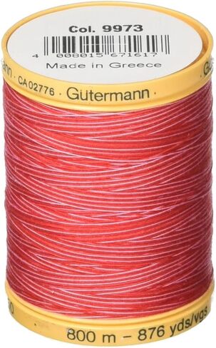Gutermann GUT743933.9973 Ruby Red Cotton Variety Thread, 800m in Saudi Arabia