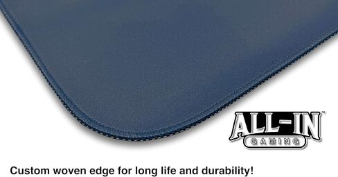 Poker Table Top Mat - Fits 6ft Folding Table - for Texas Holdem Home Game Nights, Waterproof Neoprene Surface, Slip-Resistant Rubber Backing, Mat and Travel Case Set - Gunmetal in Saudi Arabia