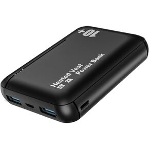 bellaciao 5v 2a Heated Vest Battery Pack 10000mah Power Bank with Dual USB Ports Pokect Size Rechargeable Portable Charger for Heated Vest Heated Jacket Heated Clothing iPhone for Men Women