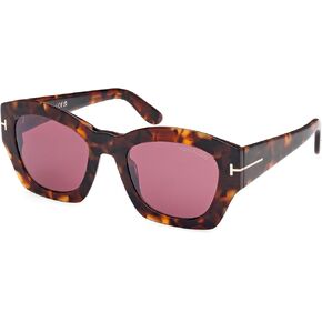 Tom Ford GUILLIANA FT 1083 Dark Havana/ Bordeaux Shaded 52/22/140 women Sunglasses
