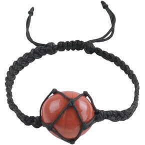 Handmade Healing Crystal Bracelets Natural Gemstone with Adjustable Rope for Women Men