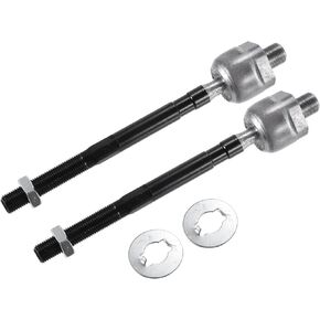 ACROPIX Front Inner Tie Rods Replacement Fit for Nissan Altima - Pack of 2 Black