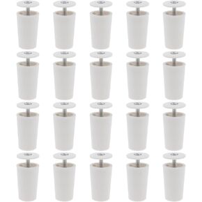 20Pcs Buffer Stoppers Rolling Shutter Buffer Stops Plastic Rolling Shutter Cushion Stops Replacement Household Accessories 40mm