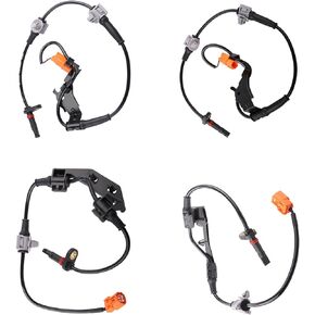 4pcs ABS Wheel Speed Sensor 57475-S9A-013 57450-S9A-013 57470-S9A-013 57455-S9A-013 Compatible for 2002-2006 Honda CR-V 2.4L