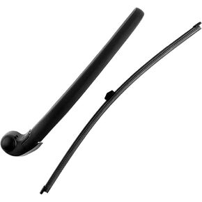 Rear Windshield Wiper Blade Arm Set for Audi A4 / A4 Quattro 2009-2016,for Audi A4 allroad 2013-2016 Rear Windsheild Back Wiper Arm and wiper Blade with Cover Assembly - 400mm 16 inch
