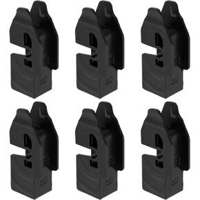 eMagTech 6Pcs Front Wiper Blades Fitting Hook Clip Adapter for 9mm Hook Type Arm Install Wiper Blades Fitting J Hook Arm Wiper Blades Adapter Clip