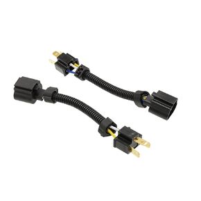 Michigan Motorsports H4 Male to H13 9008 Female Socket Converter Cable Pigtail Harness Adapter