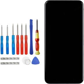 New Replacement AMOLED Display Compatible with Samsung Galaxy A50 A505 SM-A505F SM-A505U 2019 6.4" inch LCD Digitizer Touch Screen Assembly with Frame Toolkit (Black)…