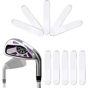 10 PCS Golf Weighted Strips Golf Weighted Lead to Adjust Weight, Golf Weighted Lead Pieces for Club Woods Irons Putter Heads and Tennis Rackets, Golf Adhesive Lead Tape Strips