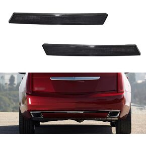 3 IN 1 Led Red Lens For 2013 2014 2015 2016 2017 Cadillac XTS Bumper Reflector Tail Lights Turn Signal Brake Stop & Rear Fog Lamps OEM 20874085 20874084
