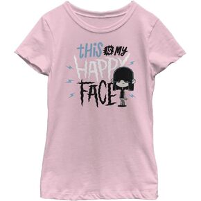 Nickelodeon Loud House This is My Happy Face Girls Short Sleeve Tee Shirt