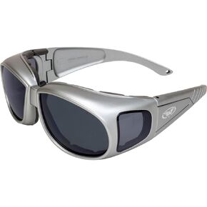 Global Vision Outfitter Padded Fit-Over Motorcycle Safety Sunglasses