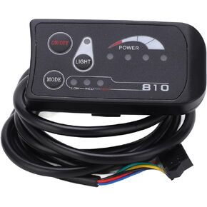 Electric Display, Electric LED Display Control Panel 36V 48V S810 LED Display Meter for Electric Bike 5 Pin Ordinary Interface Riding