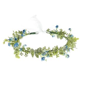 White Baby‘s Breath Flower Crown Eucalyptus Crown Bride Bridesmaid Headpiece Boho Hair Wreath DFS18 (Daisy yellow)