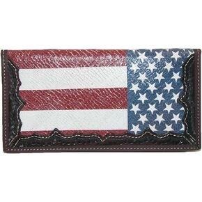 3D Brown Western Rodeo Wallet