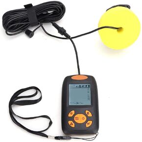 Portable Transducer Handheld Fish Finder Oltrasonic Fish Finder with LCD Display 0.4M-100M