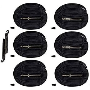(6-Pack) CALPALMY 700x20-25C or 700x35/43c Inner Tubes Presta Valve - Bike Tubes for Mountain Bikes and Road Bikes