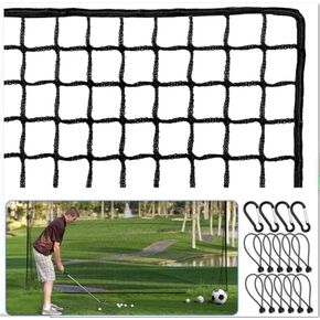 Amazgolf Golf Net, Sports Practice Barrier Net, Heavy Duty Ball Hitting Golf Netting, DIY Adjustable Ball Net