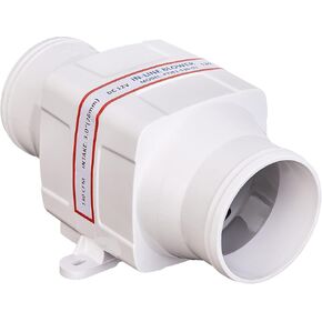 DC HOUSE 12V 130 CFM｜270 CFM in-Line Marine Bilge Air Boat Blower Electric Fans