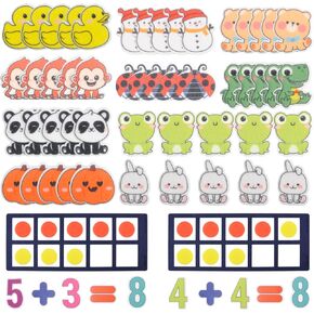 CHEFAN Felt Shape and Color Matching Game Set for Toddlers, Shape Sorter & Color Recognition, Shape Puzzles Learning Sorting Toys, Educational Montessori Toy for Preschool, 3+ Years Old Kids