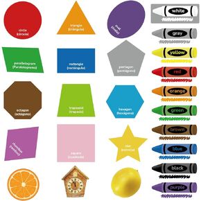 CHEFAN Felt Shape and Color Matching Game Set for Toddlers, Shape Sorter & Color Recognition, Shape Puzzles Learning Sorting Toys, Educational Montessori Toy for Preschool, 3+ Years Old Kids
