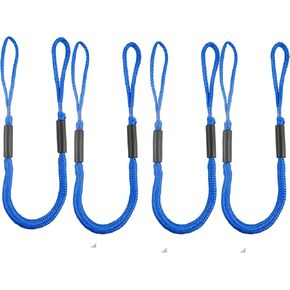 Jranter Bungee Dock Lines, 4 Feet Bungee Shock Cords Bungee Docking Rope Mooring Rope for Boat,PWC,Jet ski,Pontoon,Kayak,Canoe,Power Boat,Watercraft (4 Packs)