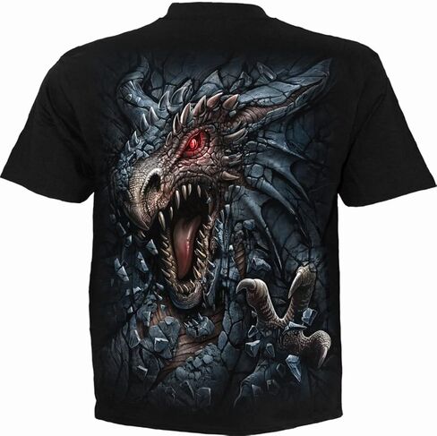 دوامة - دراكونيس - تي شيرت أسود in Kuwait