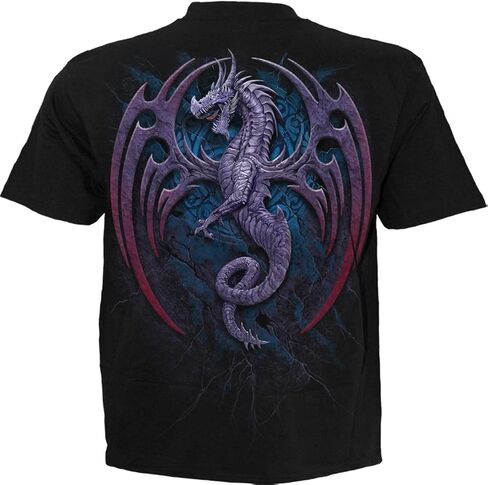 دوامة - دراكونيس - تي شيرت أسود in Kuwait
