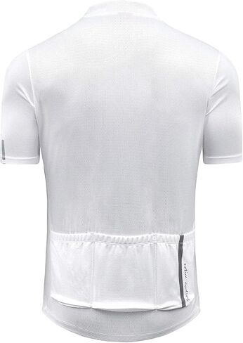 Santic Men's Cycling Jersey Short Sleeve Tops Pro Road Bike Shirt Full Zipper UPF 50+ MTB Jersey with Pockets in Saudi Arabia
