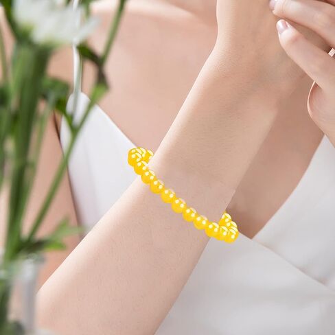 FORBY 12PCS 8mm Crystal Bracelet Bulk & Healing Crystal Bracelets Set Semi Precious Gemstones Round Beads Reiki Chakra Energy Elastic Stretch for Women Men Gifts Meditation in Saudi Arabia