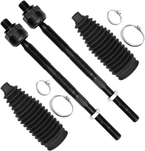 SCITOO 4pcs Front Suspension Kit Inner Tie Rod End w/Boot For 2008-2017 For Buick Enclave 2009-2017 For Chevy Traverse 2007-2016 For GMC Acadia 2017 For GMC Acadia Limited 2007-2010 For Saturn Outlook in Saudi Arabia