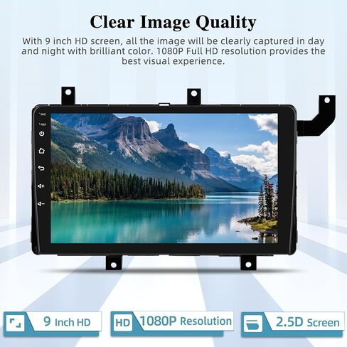 [2+64G] Android 13 Car Radio for Toyota Tacoma 2016-2022 - Wireless Carplay and Android Auto - 9 Inch Touch Screen Car Stereo with Hi-Fi/WiFi/GPS Navigation/SWC + AHD Backup Camera in Saudi Arabia