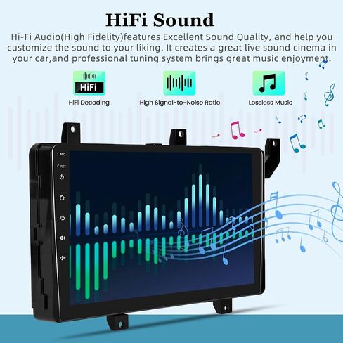 [2+64G] Android 13 Car Radio for Toyota Tacoma 2016-2022 - Wireless Carplay and Android Auto - 9 Inch Touch Screen Car Stereo with Hi-Fi/WiFi/GPS Navigation/SWC + AHD Backup Camera in Saudi Arabia