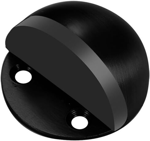 Door Stopper, Floor Door Stop for Bottom of Door Black Rubber Bumper Doorstop Wall Protector, 2 Pack in Saudi Arabia