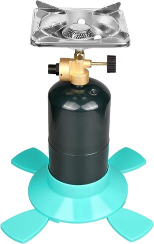 DOMINOX 10,000 BTU Propane Camping Stove, Portable Adjustable Flame Camping Stove with Gas Cylinder Base, Portable Backpacking Stove for Camping, Outdoor, Travel, Hiking (Propane Tank Not Included) in Saudi Arabia