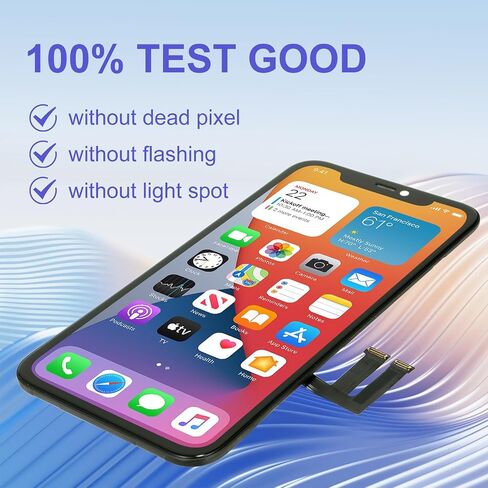 for iPhone 11 Screen Replacement Kit Full Assembly, iPhone 11 Replacement LCD Display Digitizer Screen with 3D Touch Digitizer and Repair Tools Kit for 6.1 inch iphone11 digitizer in Saudi Arabia