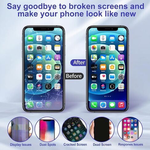 for iPhone 11 Screen Replacement Kit Full Assembly, iPhone 11 Replacement LCD Display Digitizer Screen with 3D Touch Digitizer and Repair Tools Kit for 6.1 inch iphone11 digitizer in Saudi Arabia