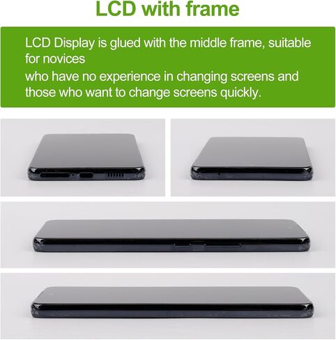 OLED Replacement Compatible with Samsung S10 Plus SM-G975F/DS SM-G975U (Black with Frame) LCD Display Touch Screen Digitizer Assembly with Repair Tools in Kuwait