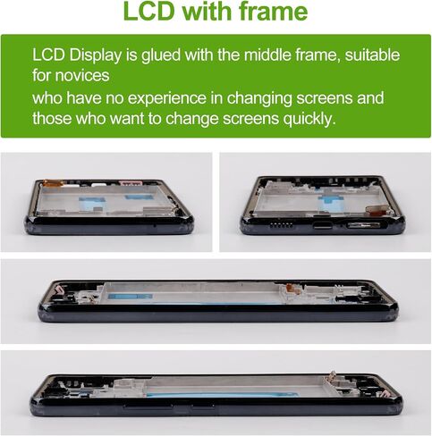 OLED Replacement Compatible with Samsung S10 Plus SM-G975F/DS SM-G975U (Black with Frame) LCD Display Touch Screen Digitizer Assembly with Repair Tools in Kuwait