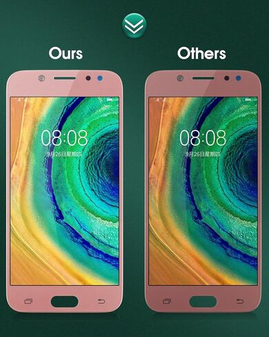 بديل شاشة Samsung J5 2017 لشاشة Samsung J530 LCD ومحول رقمي بديل لهاتف Samsung Galaxy J5 Pro J530G طقم إصلاح شاشة اللمس OLED وردي (بدون إطار) in Saudi Arabia